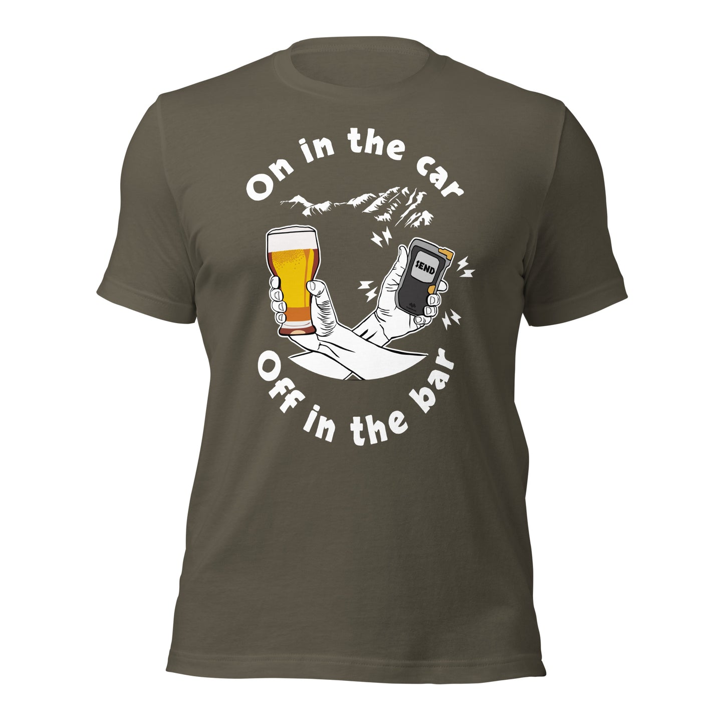 On In The Car, Off In The Bar T-Shirt